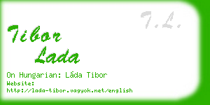 tibor lada business card