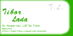 tibor lada business card